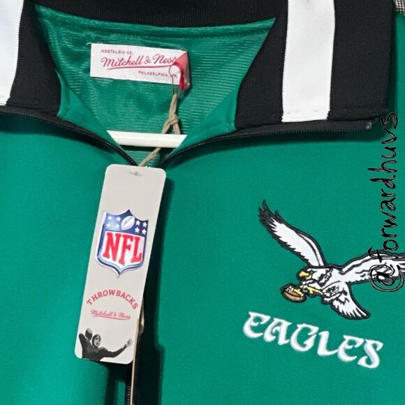 Mitchell & Ness Philadelphia Eagles Retro Full-Zip Track Jacket X- Large - Picture 6 of 11